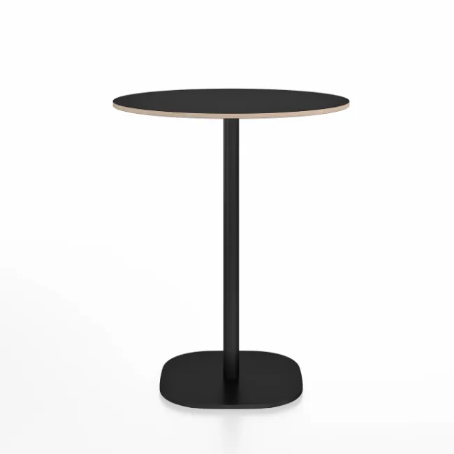 Emeco 2 Inch Flat Base Counter Height Table - Round Top