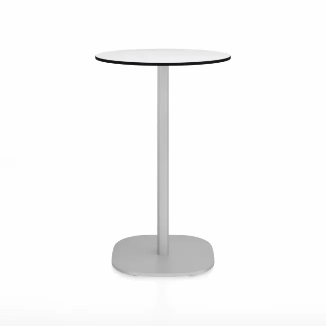 Emeco 2 Inch Flat Base Counter Height Table - Round Top