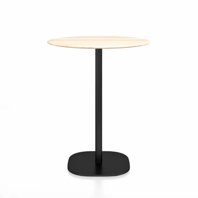 Emeco 2 Inch Flat Base Counter Height Table - Round Top