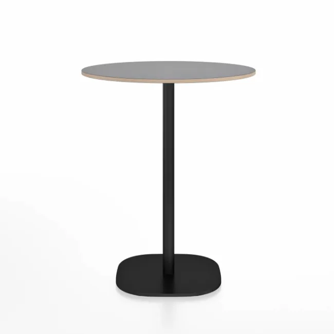 Emeco 2 Inch Flat Base Counter Height Table - Round Top