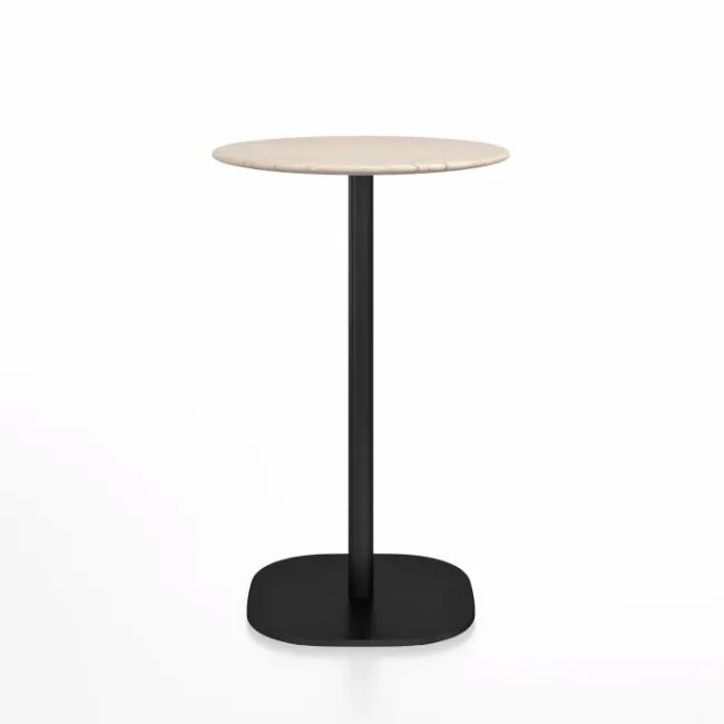 Emeco 2 Inch Flat Base Counter Height Table - Round Top