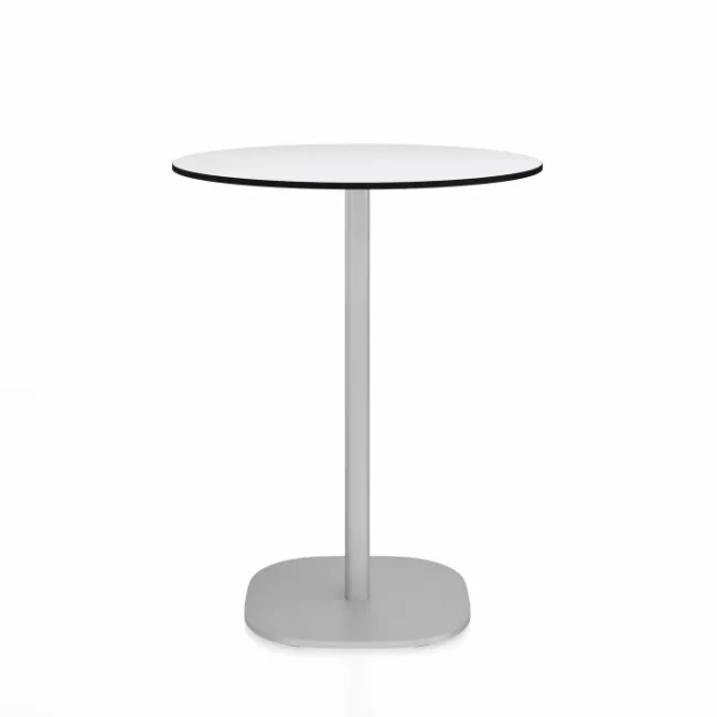 Emeco 2 Inch Flat Base Counter Height Table - Round Top