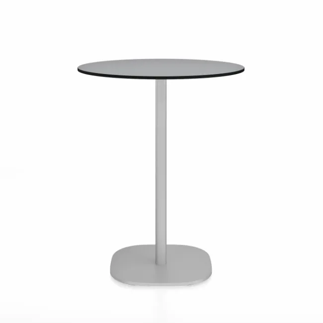 Emeco 2 Inch Flat Base Counter Height Table - Round Top