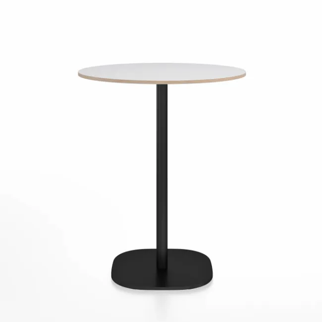 Emeco 2 Inch Flat Base Counter Height Table - Round Top