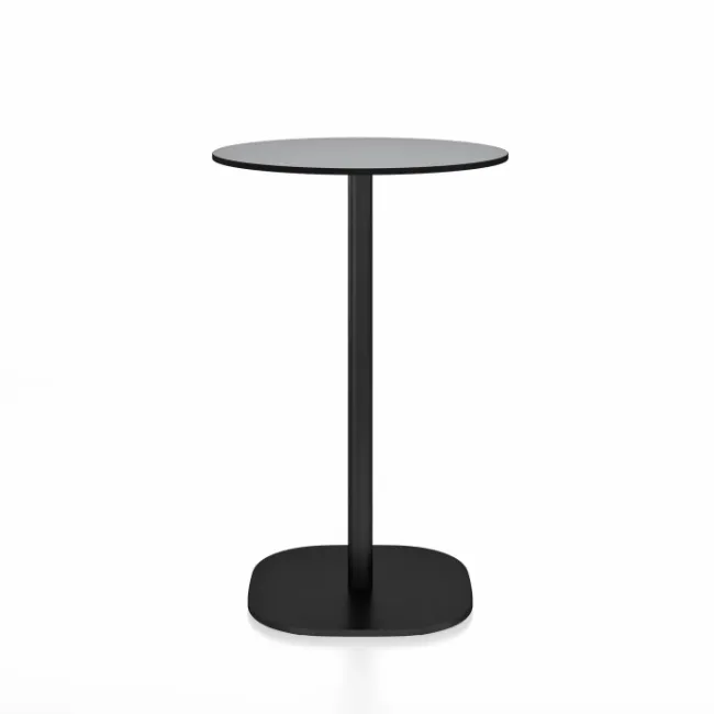 Emeco 2 Inch Flat Base Counter Height Table - Round Top