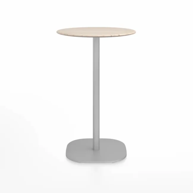 Emeco 2 Inch Flat Base Counter Height Table - Round Top