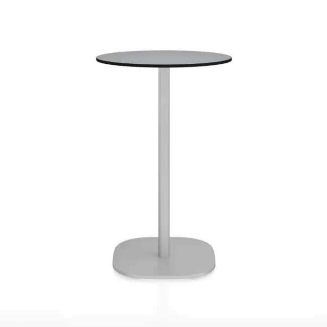 Emeco 2 Inch Flat Base Counter Height Table - Round Top