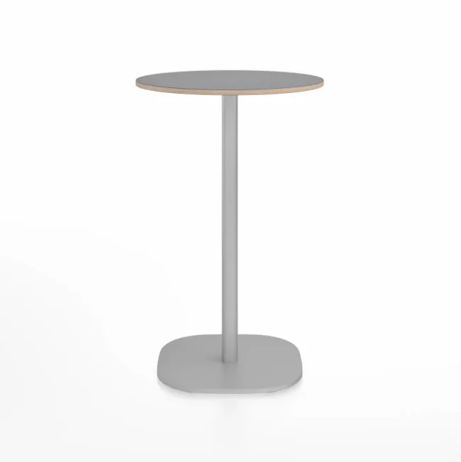 Emeco 2 Inch Flat Base Counter Height Table - Round Top