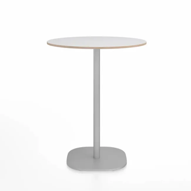 Emeco 2 Inch Flat Base Counter Height Table - Round Top