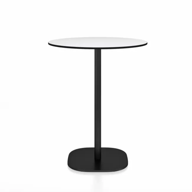 Emeco 2 Inch Flat Base Counter Height Table - Round Top