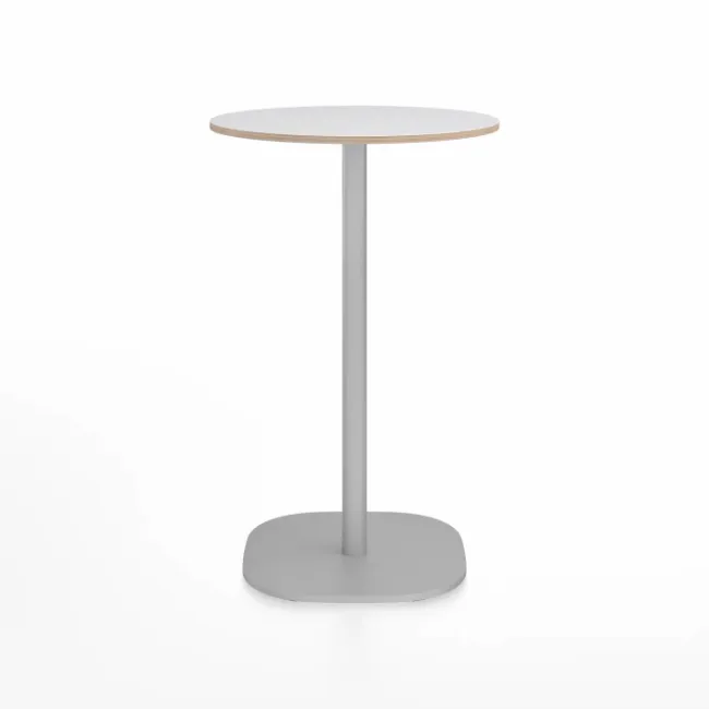 Emeco 2 Inch Flat Base Counter Height Table - Round Top