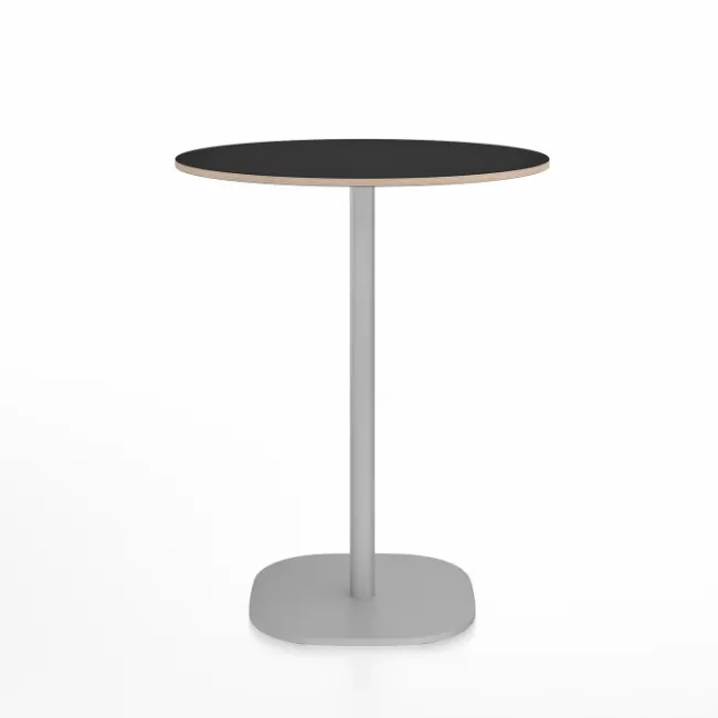 Emeco 2 Inch Flat Base Counter Height Table - Round Top