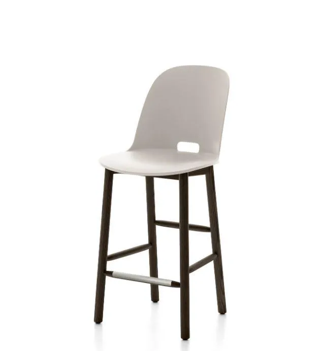 Emeco Alfi High-Back Counter Stool