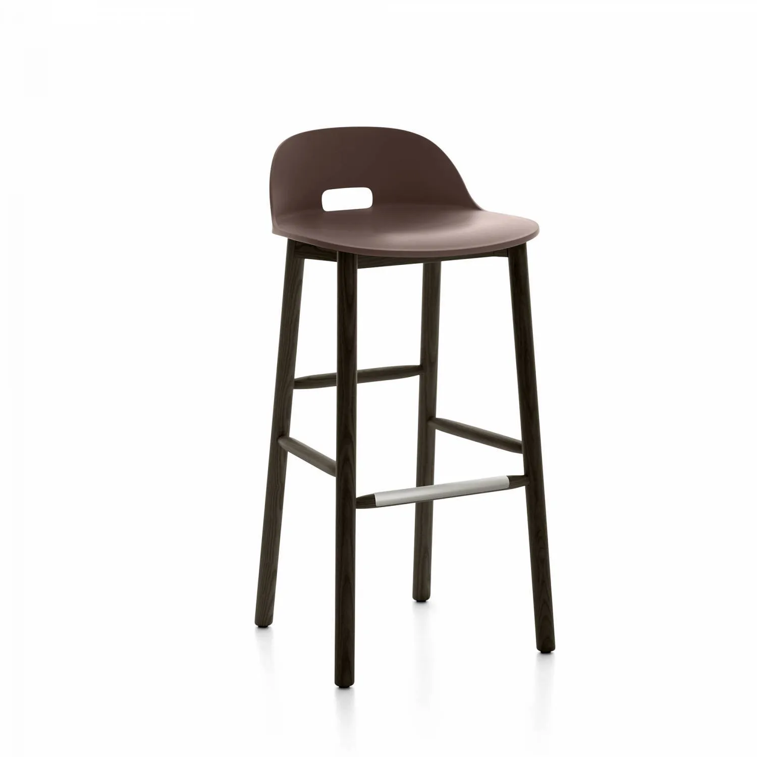 Emeco Alfi Low-Back Barstool
