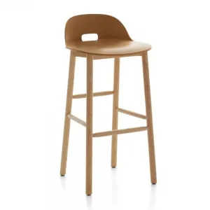 Emeco Alfi Low-Back Barstool