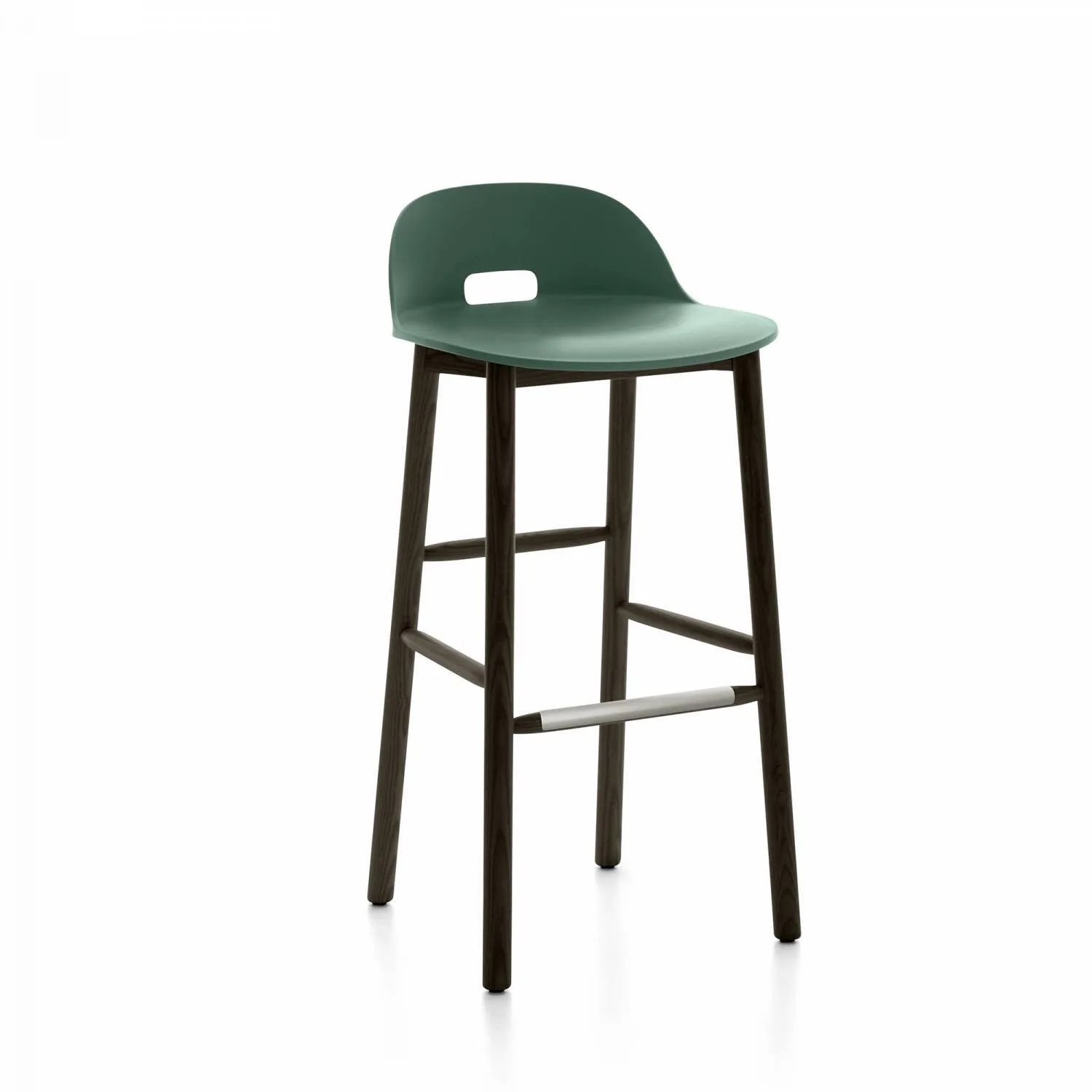 Emeco Alfi Low-Back Barstool