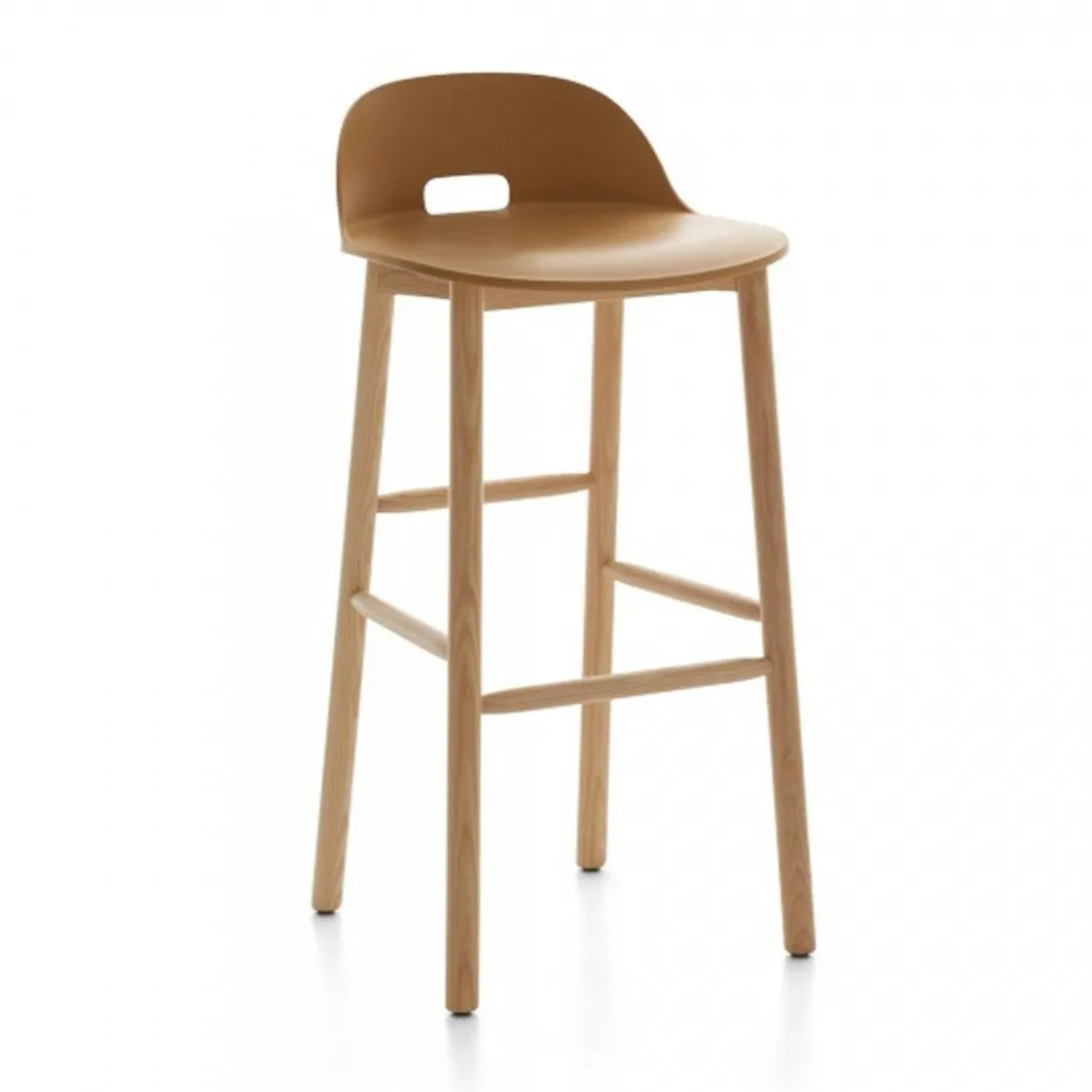 Emeco Alfi Low-Back Barstool