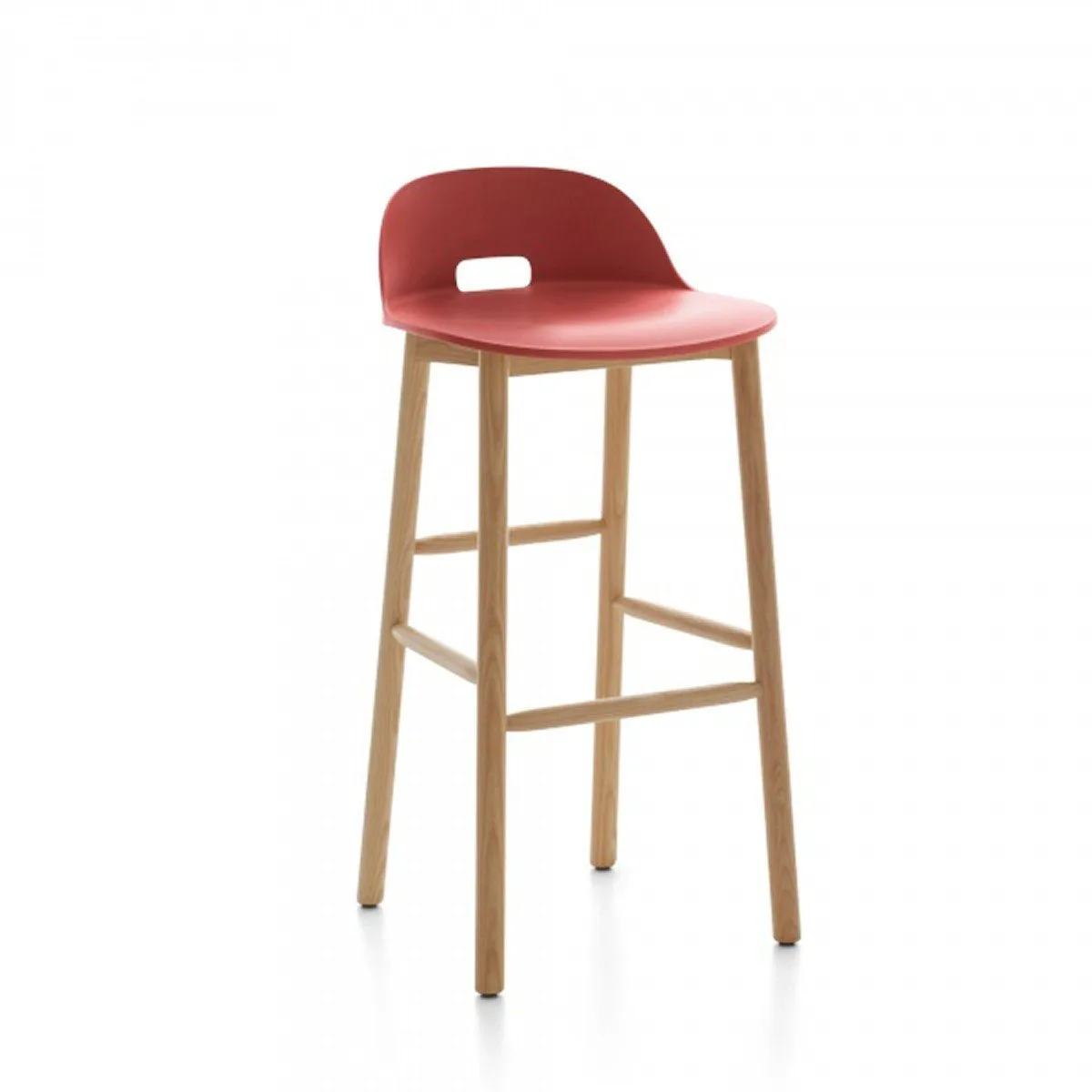 Emeco Alfi Low-Back Barstool