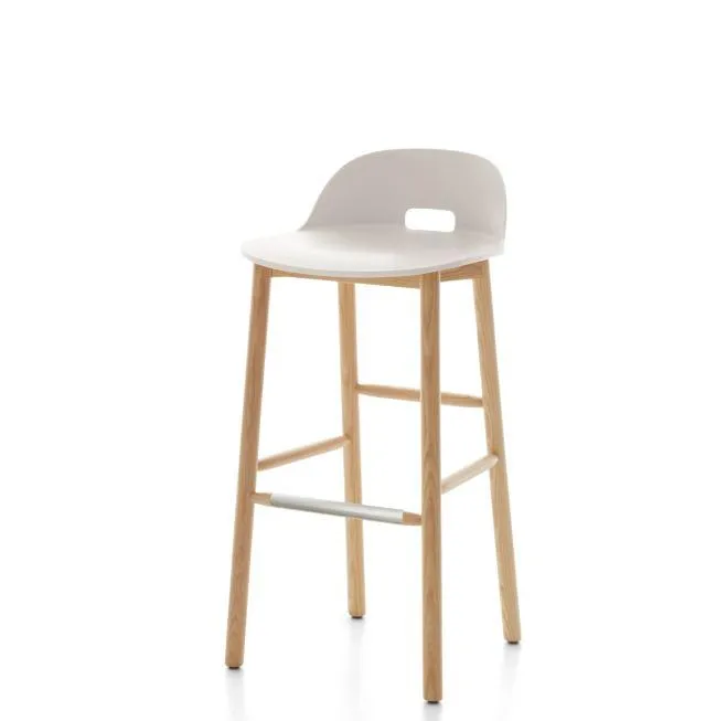 Emeco Alfi Low-Back Barstool