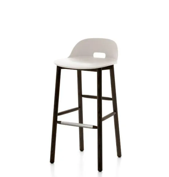 Emeco Alfi Low-Back Barstool