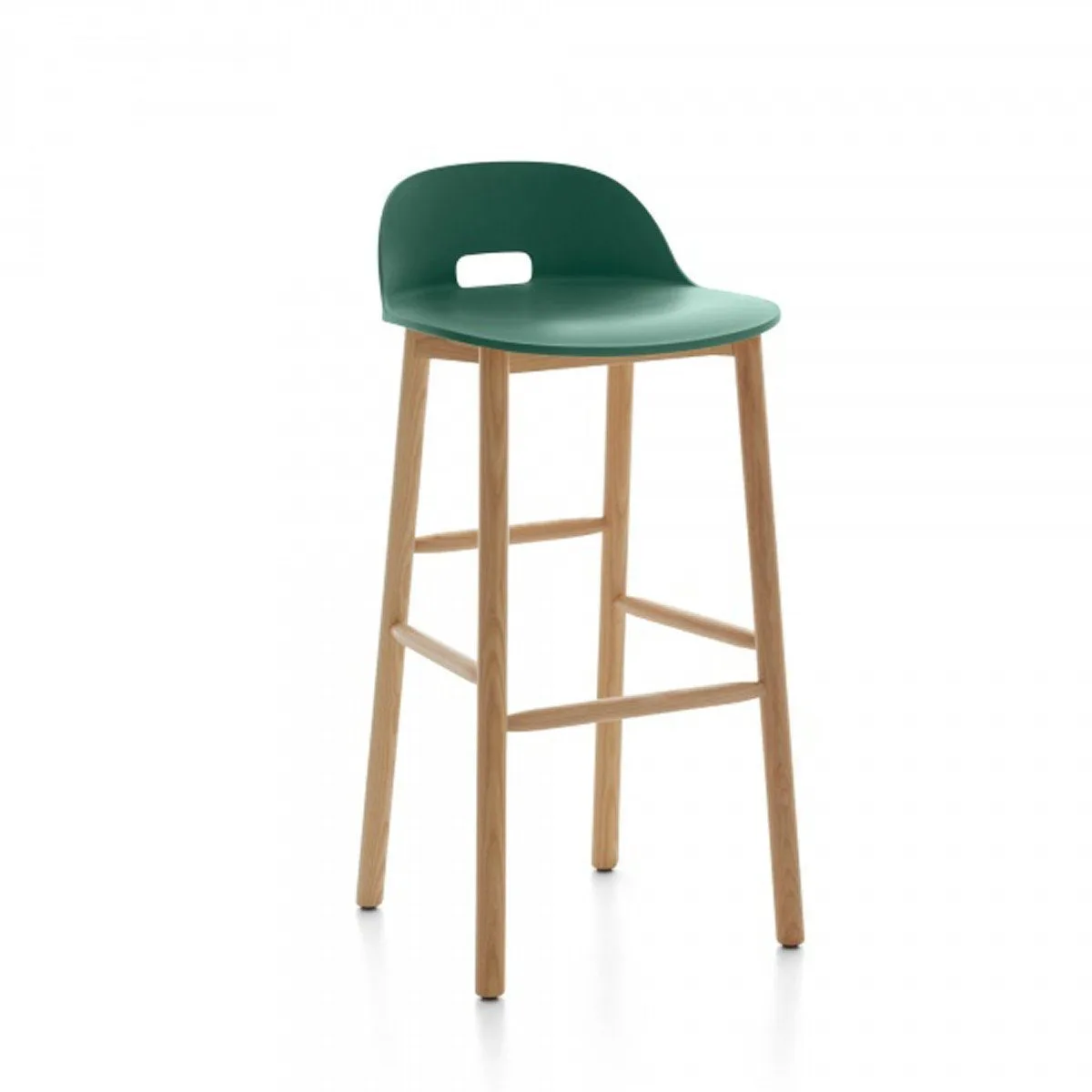Emeco Alfi Low-Back Barstool