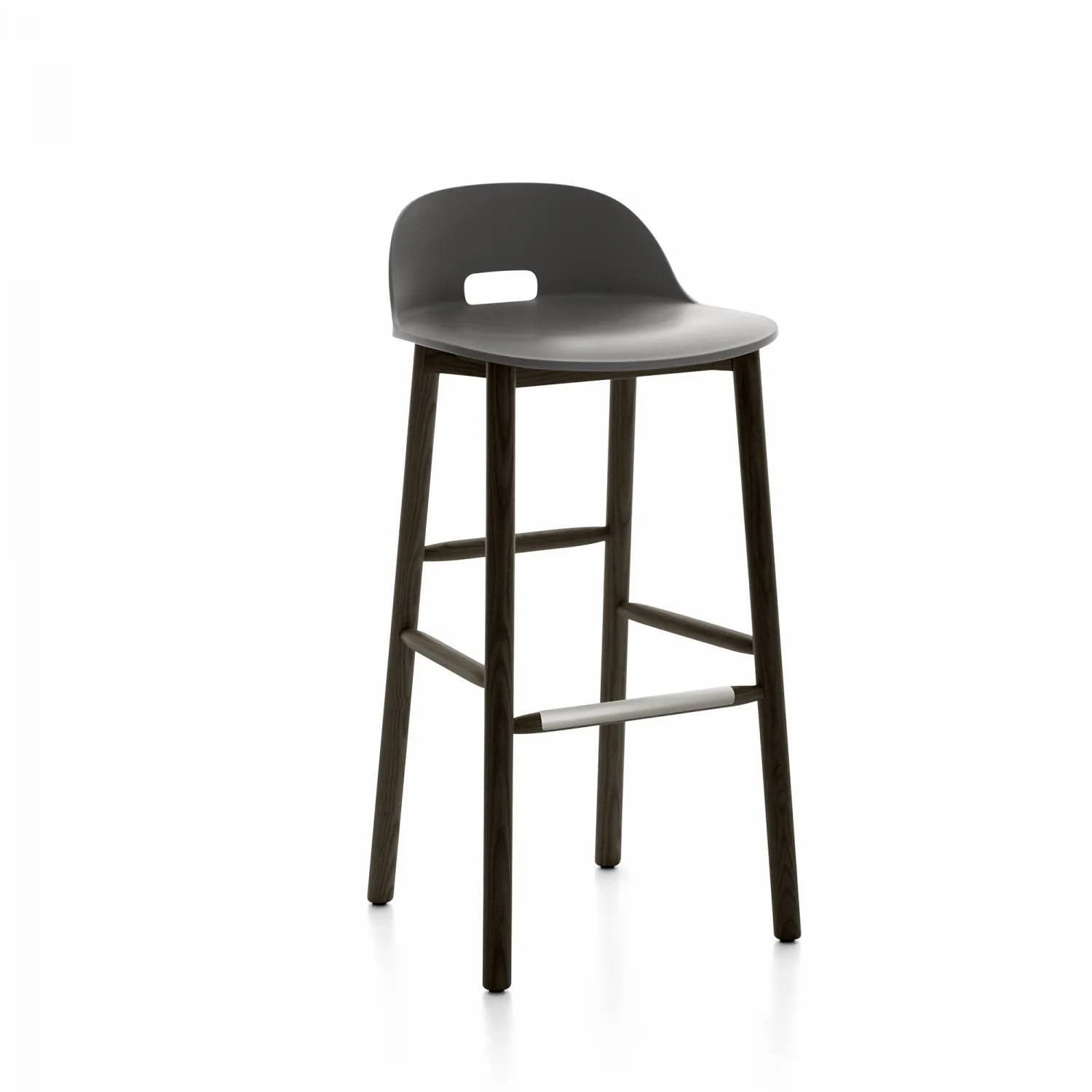 Emeco Alfi Low-Back Barstool