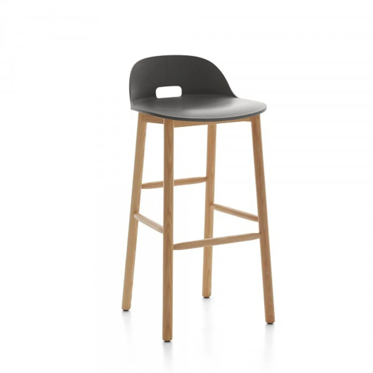 Emeco Alfi Low-Back Barstool