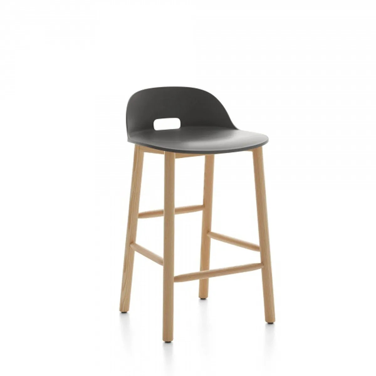 Emeco Alfi Low-Back Counter Stool