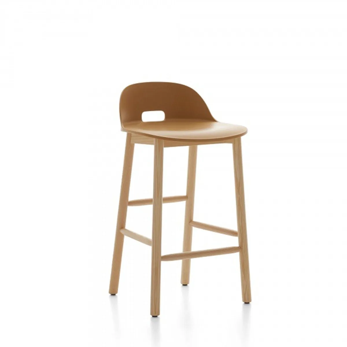 Emeco Alfi Low-Back Counter Stool