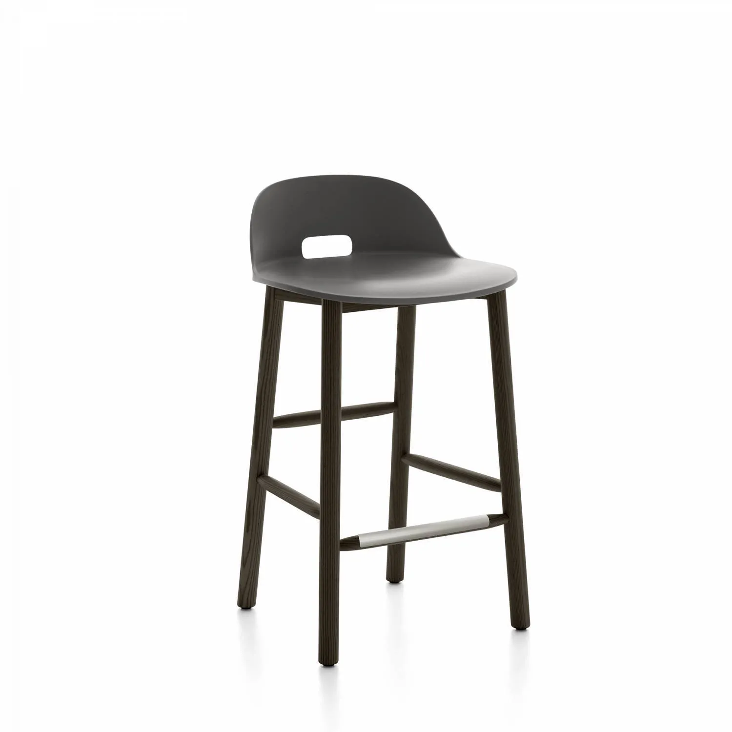 Emeco Alfi Low-Back Counter Stool