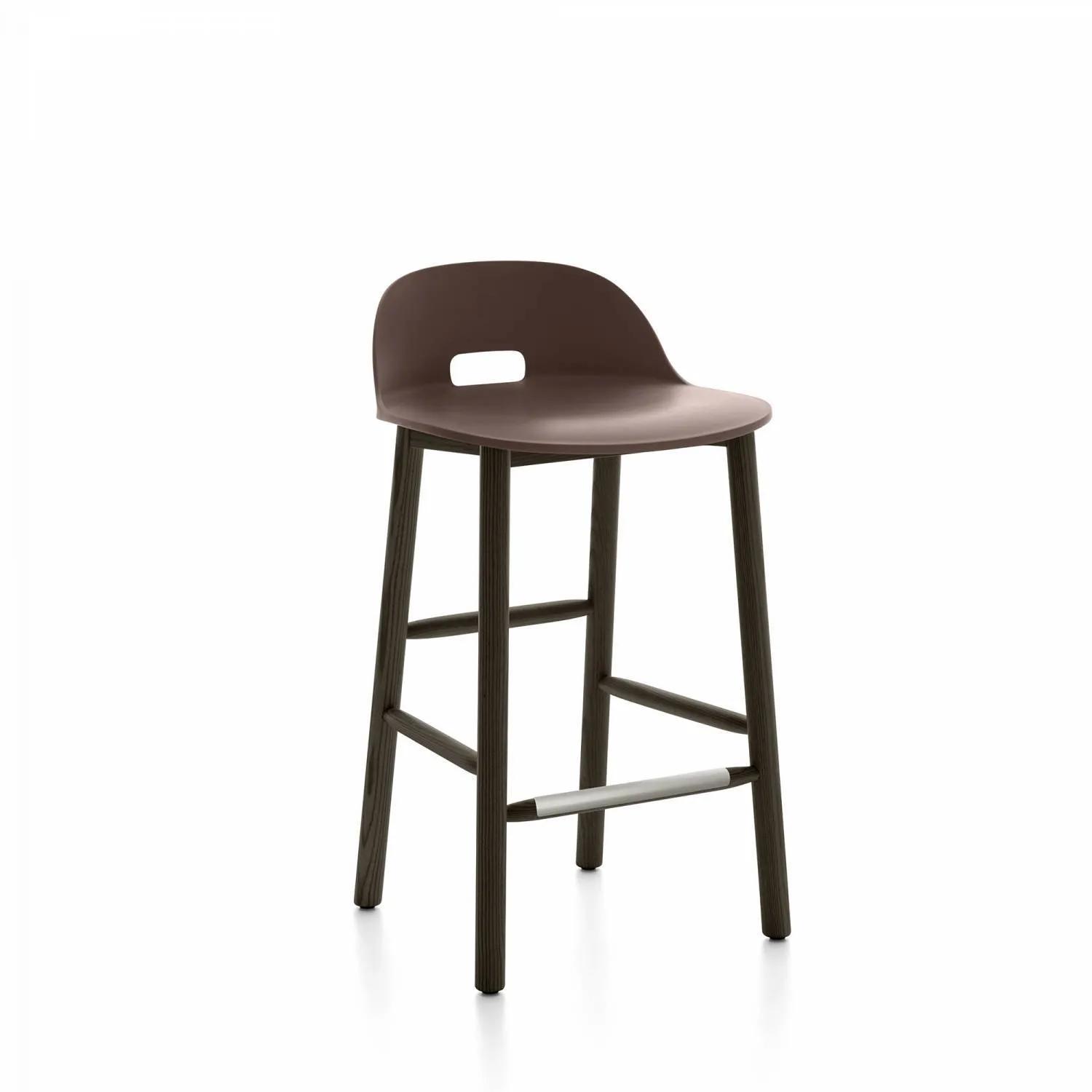 Emeco Alfi Low-Back Counter Stool