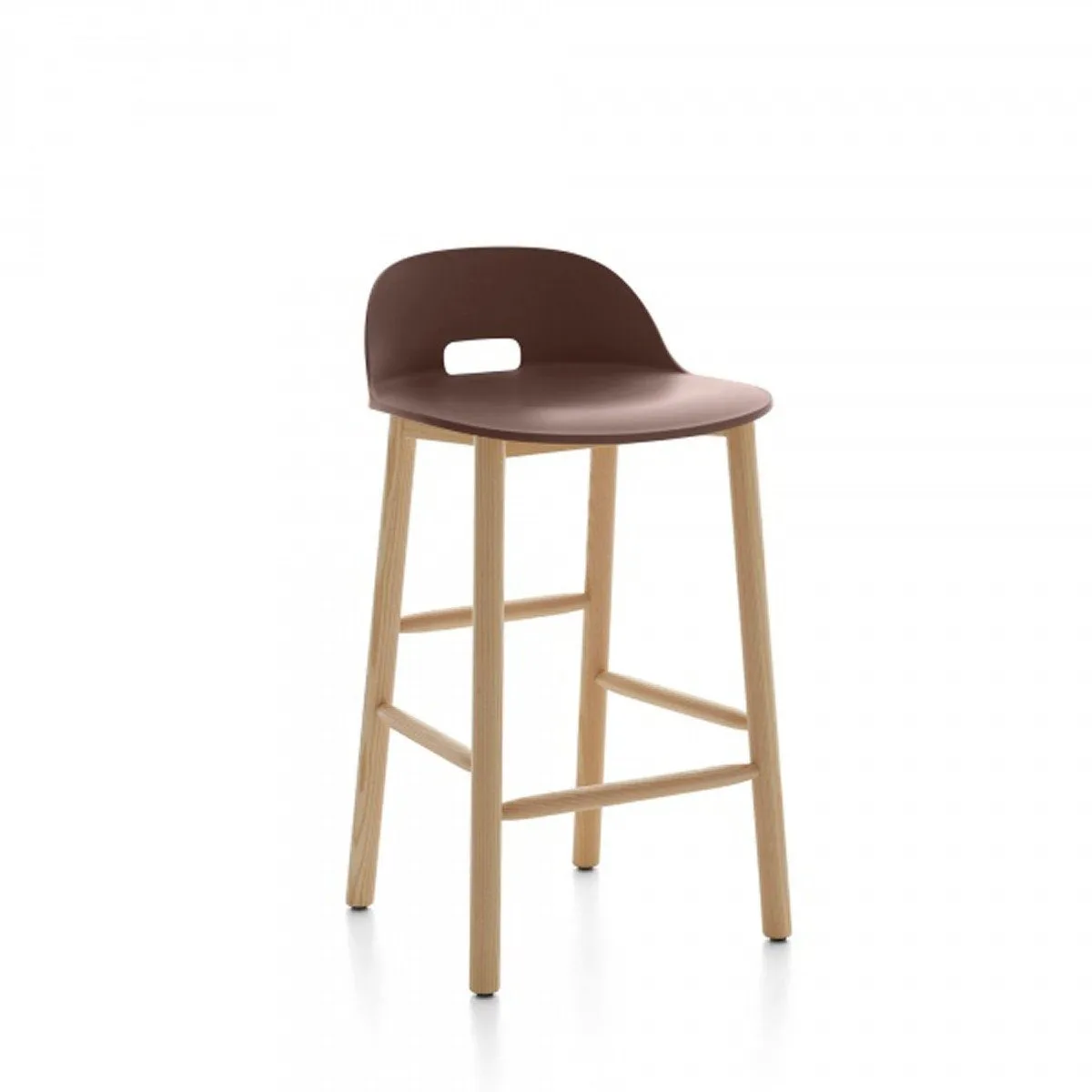 Emeco Alfi Low-Back Counter Stool
