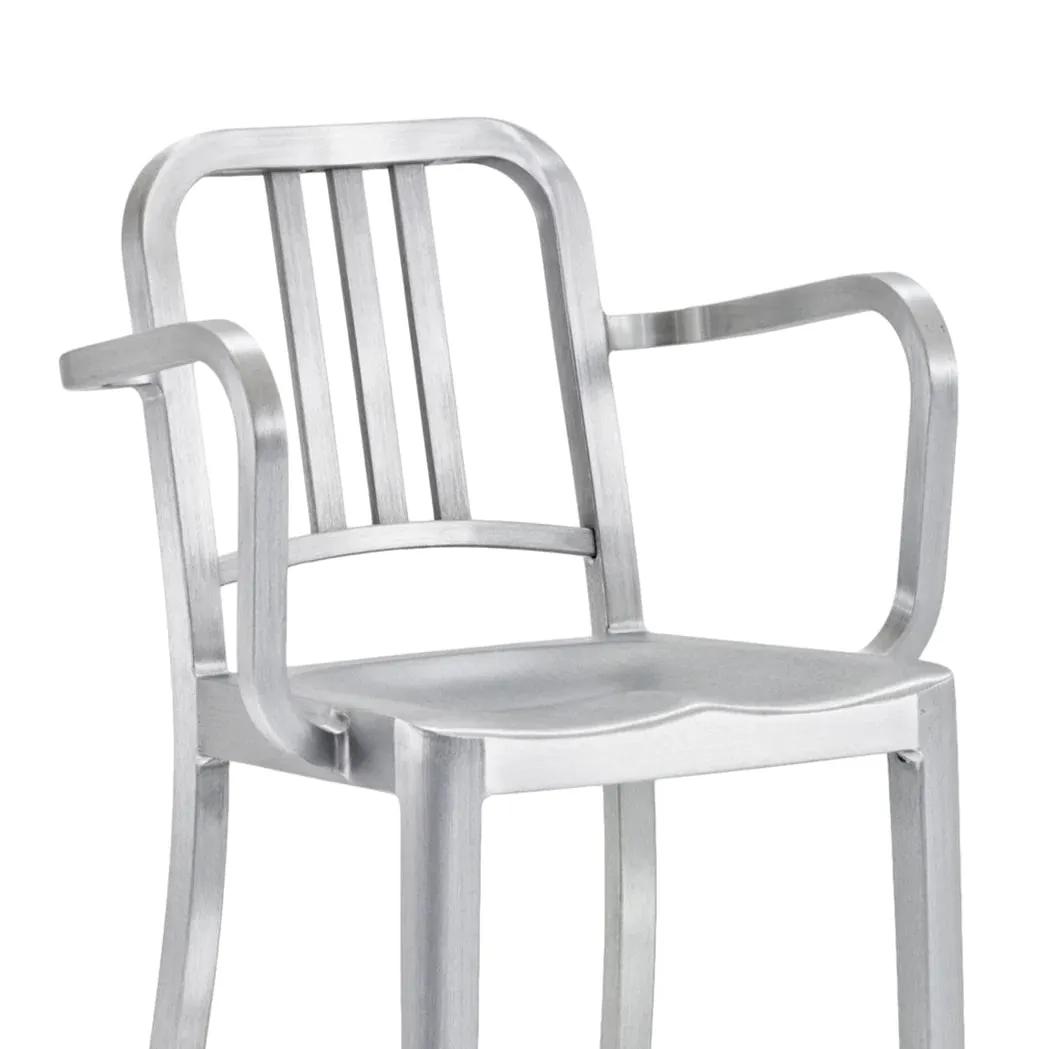 Emeco Navy Bar Stool With Arms