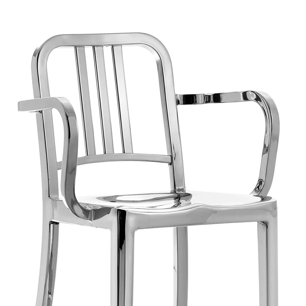 Emeco Navy Bar Stool With Arms