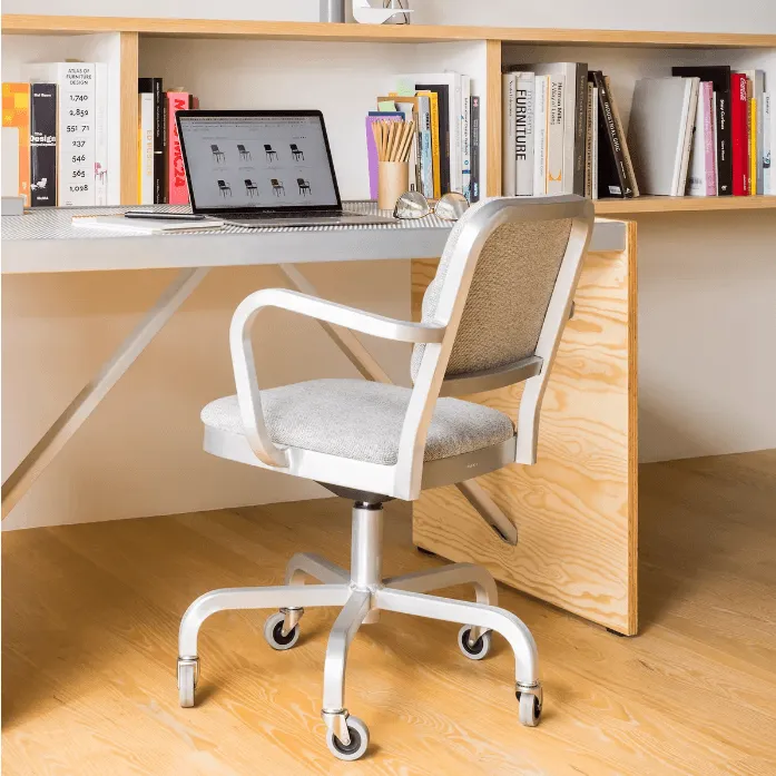 Emeco Navy Officer Swivel Armchair