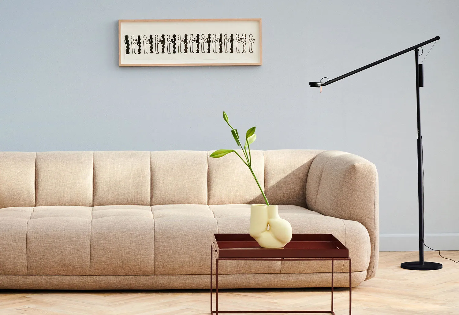 Fifty-Fifty Floor Lamp