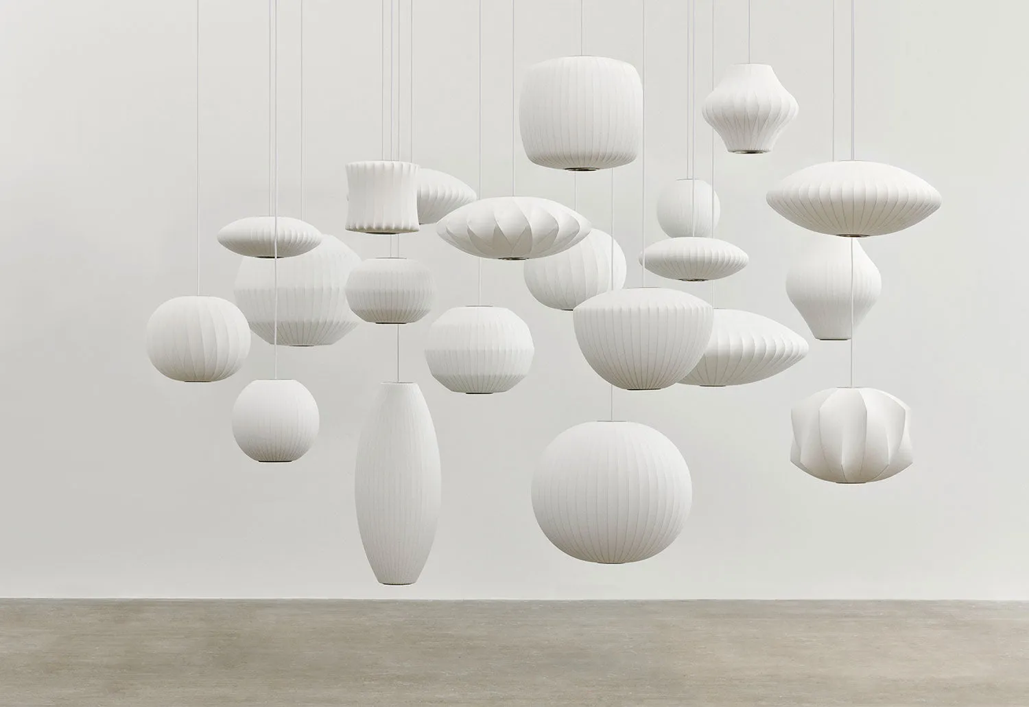 Nelson Angled Sphere Bubble Pendant