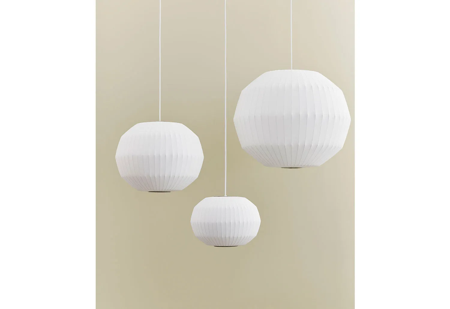 Nelson Angled Sphere Bubble Pendant