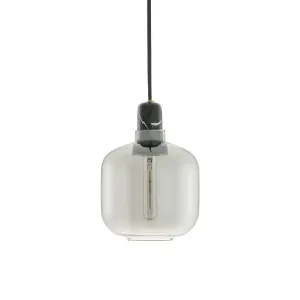 normann copenhagen | amp pendant lamp | smoke   black | small