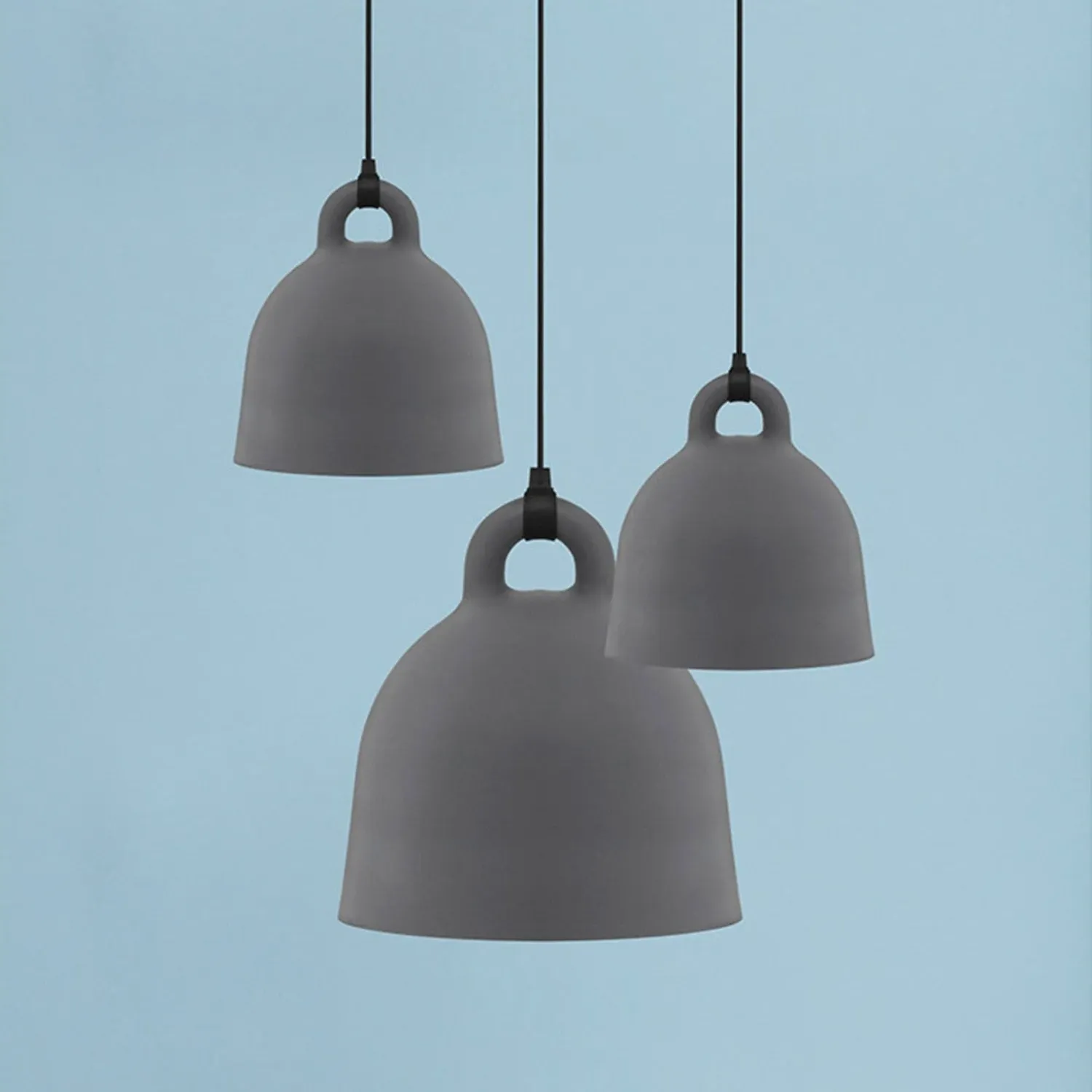 normann copenhagen | bell lamp | extra small grey