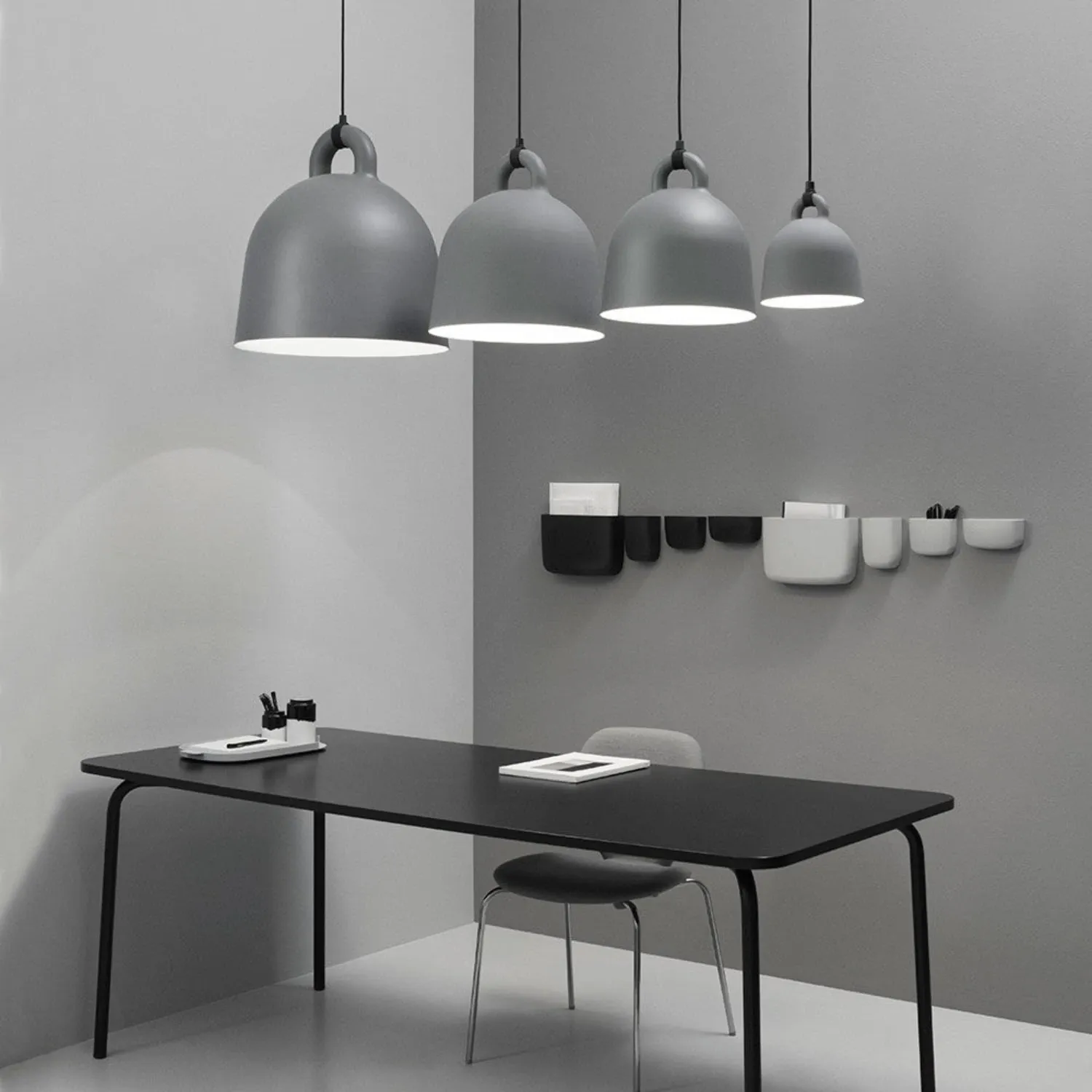 normann copenhagen | bell lamp | extra small grey