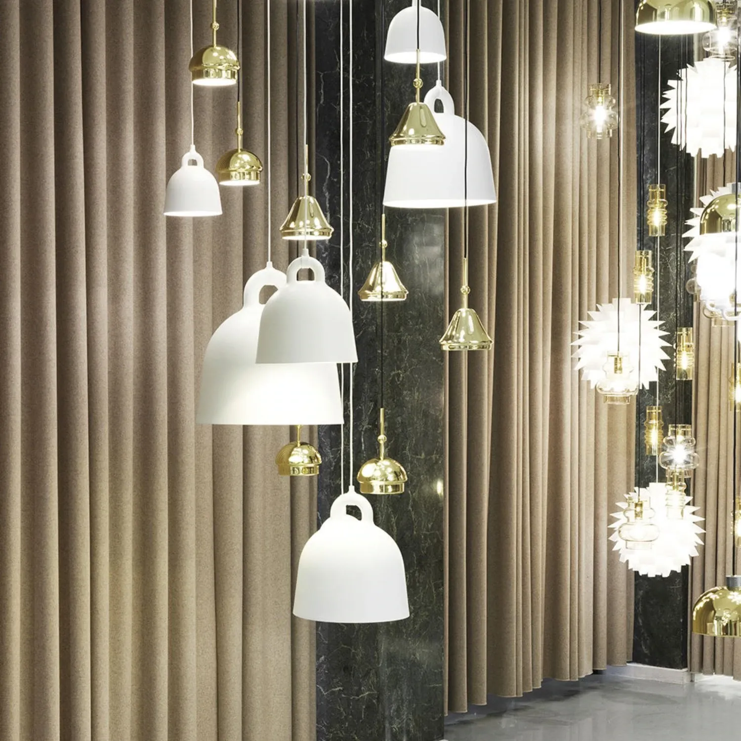 normann copenhagen | bell lamp | medium white