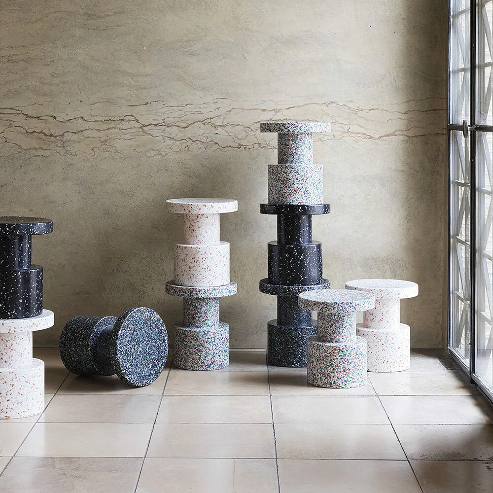 normann copenhagen | bit stool | black   multi