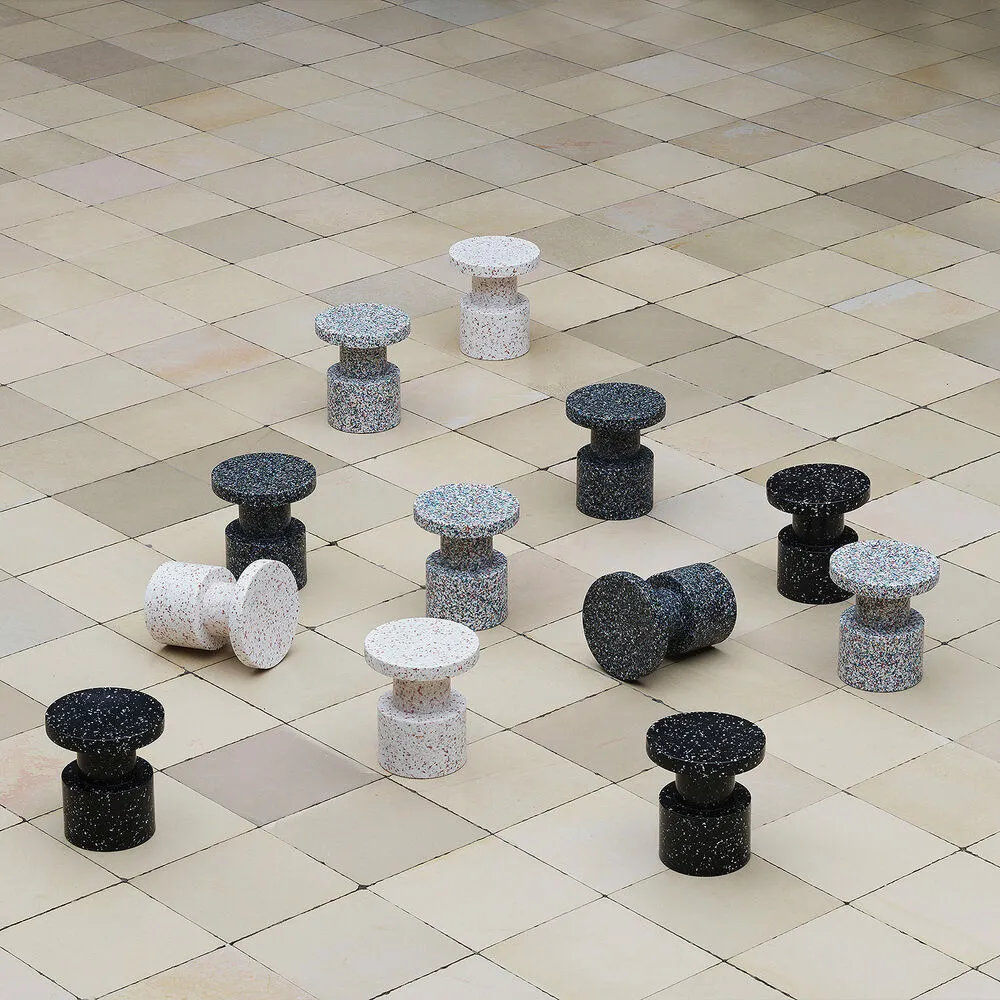 normann copenhagen | bit stool | black   multi
