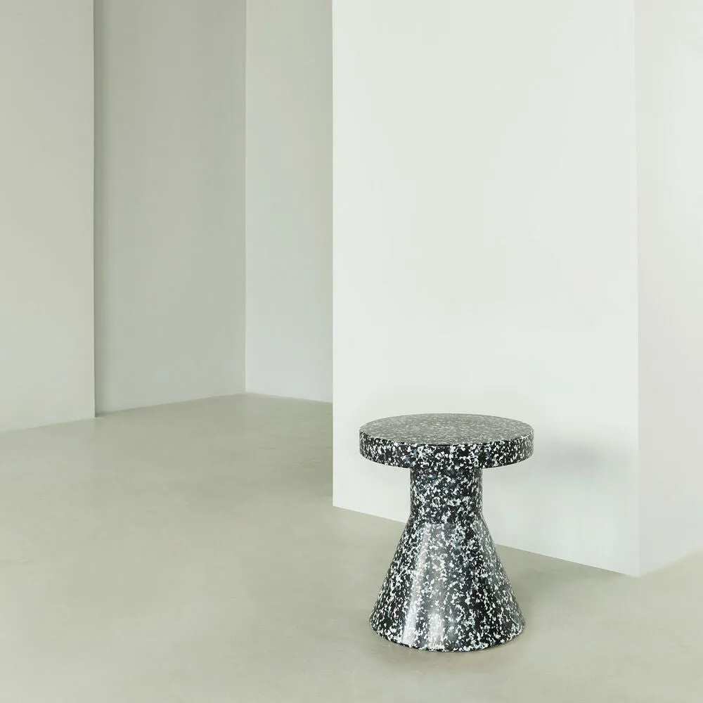 normann copenhagen | bit stool cone | black   white