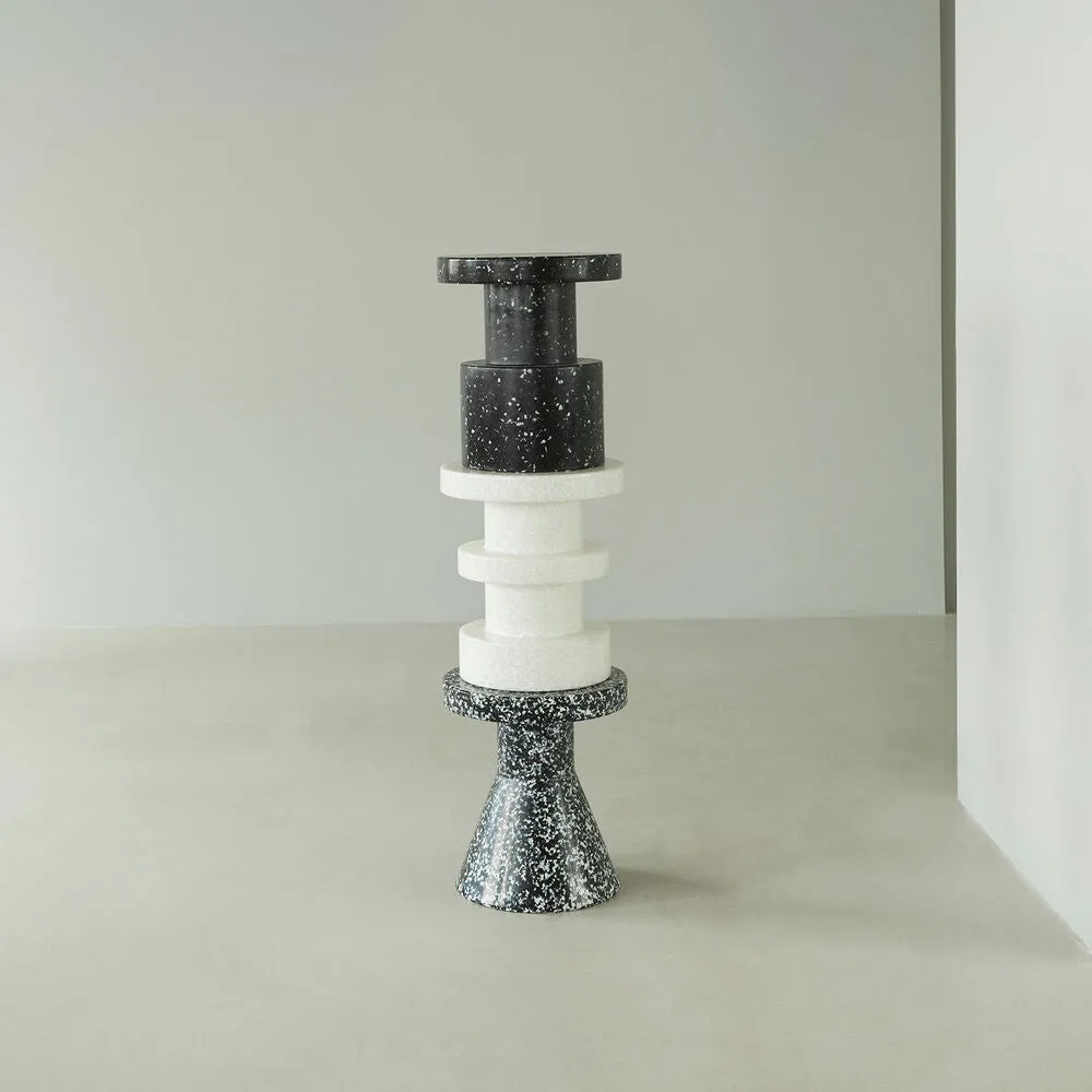 normann copenhagen | bit stool cone | black   white