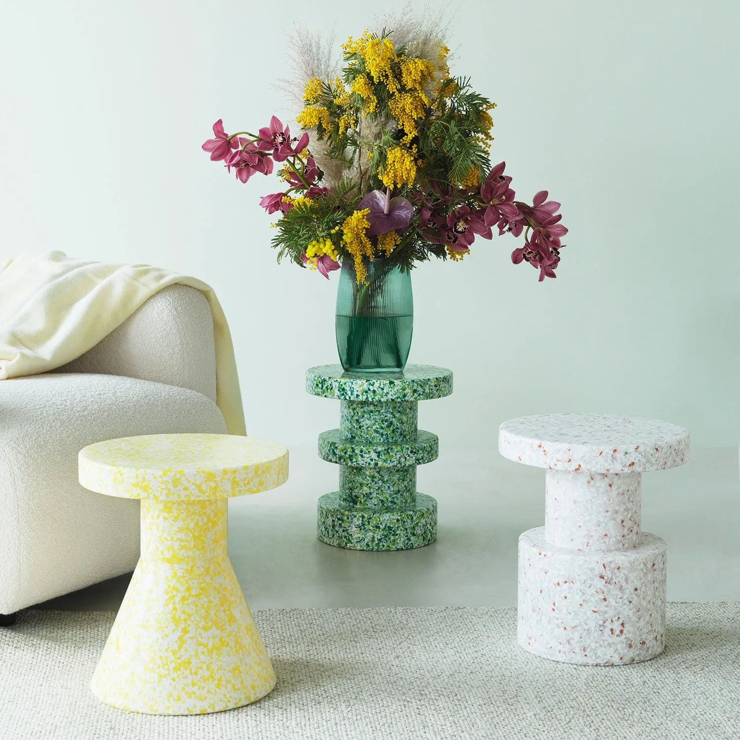 normann copenhagen | bit stool cone | yellow
