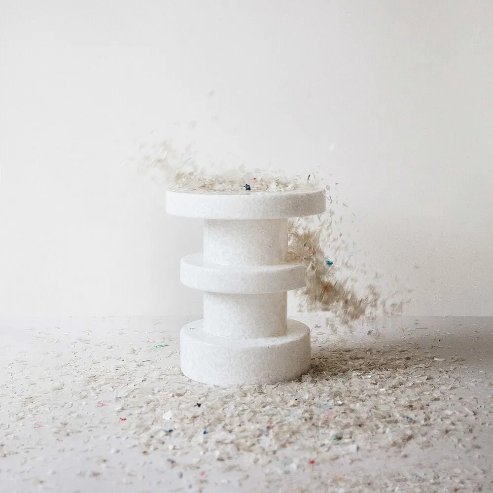 normann copenhagen | bit stool stack | white