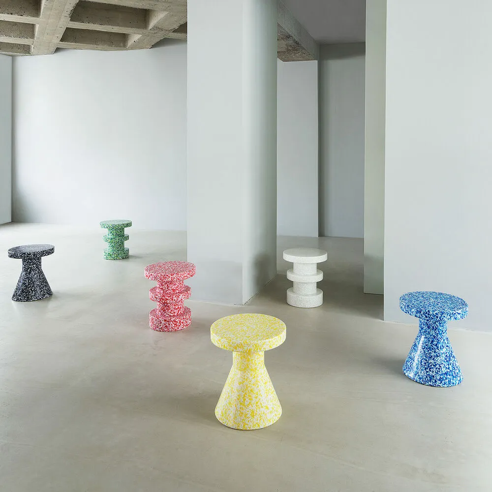 normann copenhagen | bit stool stack | white