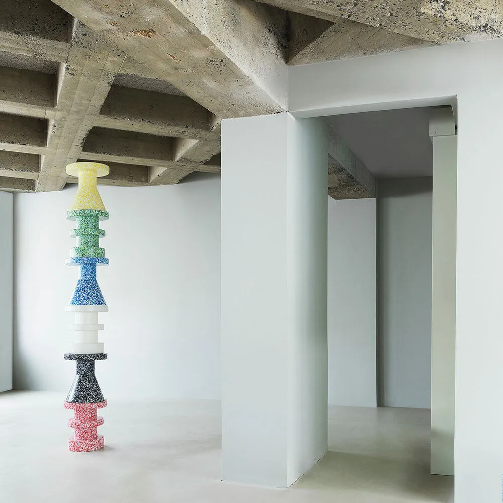 normann copenhagen | bit stool stack | white